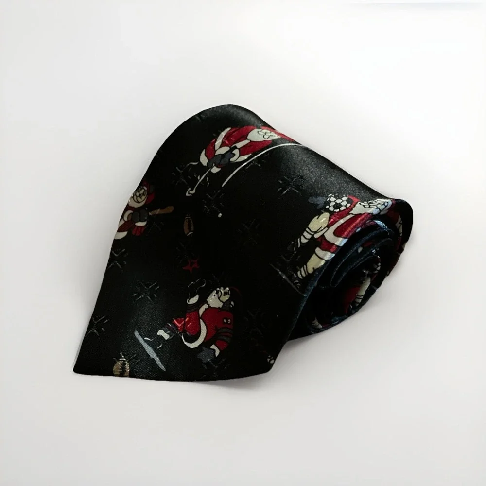 Mickey Mouse Mickey‎ & Co Santa Neck Tie 100% Silk